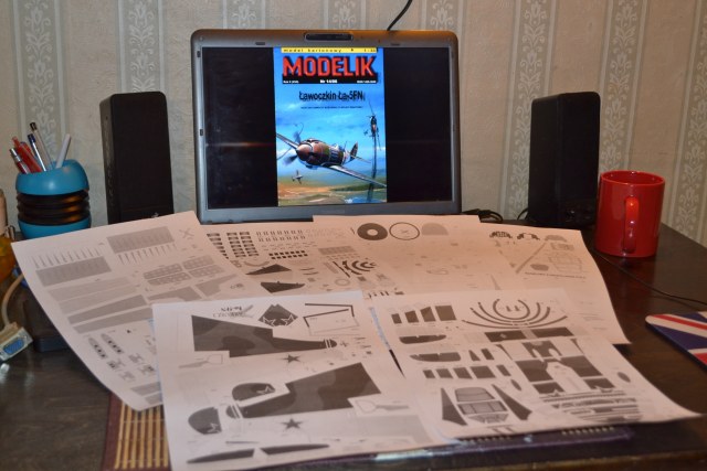 Стройка Ла-5 (бумага)