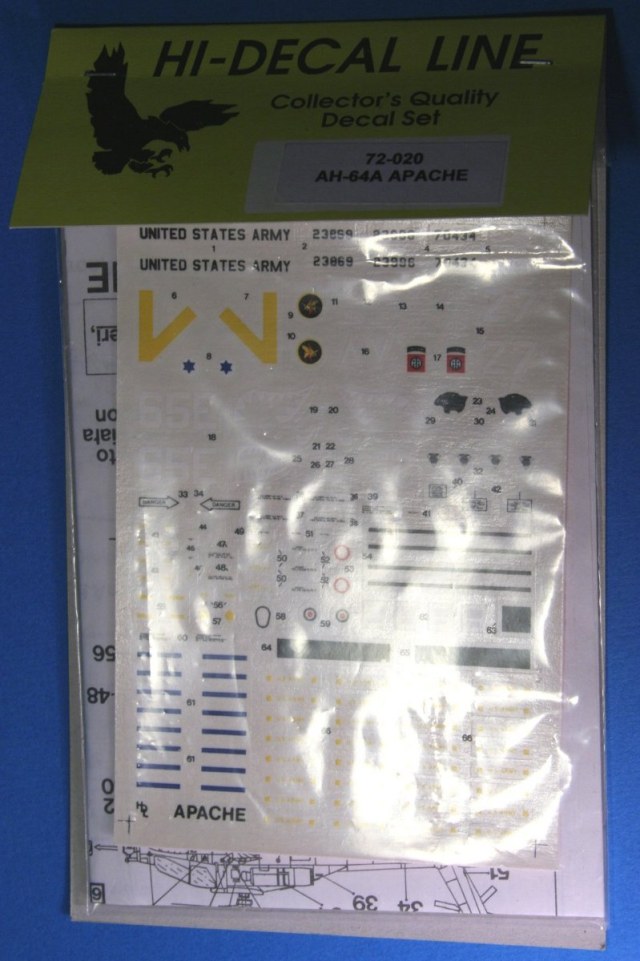Декаль на AH-64A