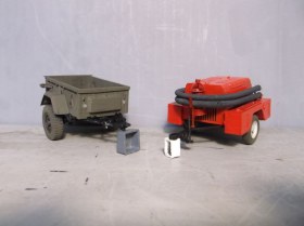 Прицеп ГАЗ-704 и мотопомпа МП-1600