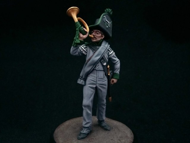 Горнист роты егерей Авангардного батальона. Брауншвейг, 1815 год