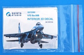 Объемная декаль интерьера Су-35С