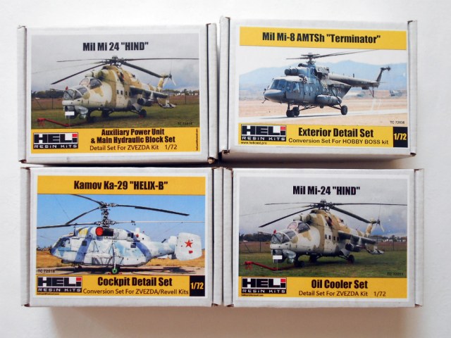 Ми-24 oil cooler set 1/72