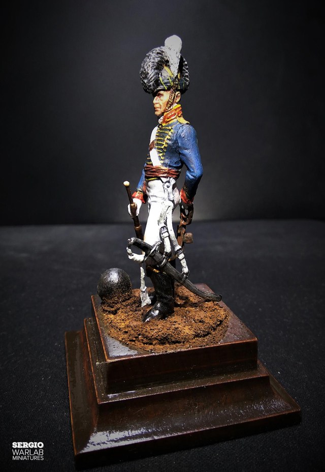 Офицер королевской гвардейской конной артиллерии британской армии. 1815 г.