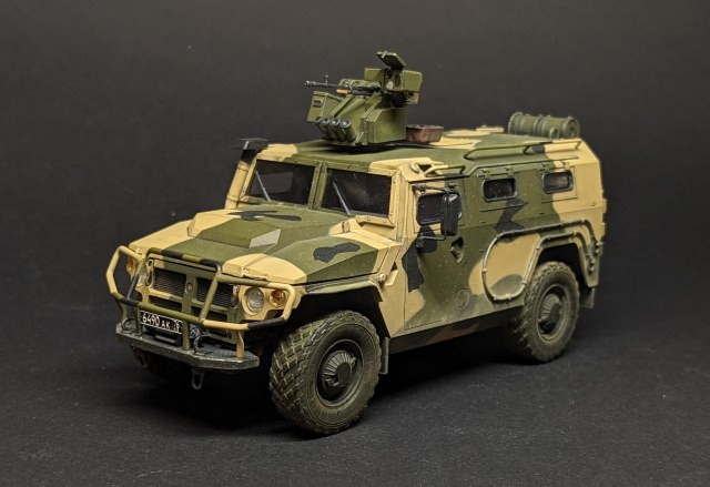 ГАЗ Тигр-М с модулем Арбалет-ДМ