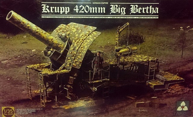 Немецкая мортира 420mm Type M-Gerat 14 "Big Bertha"