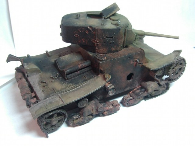 Т-26 Конец пути (для диорамы Держись браток !!!)