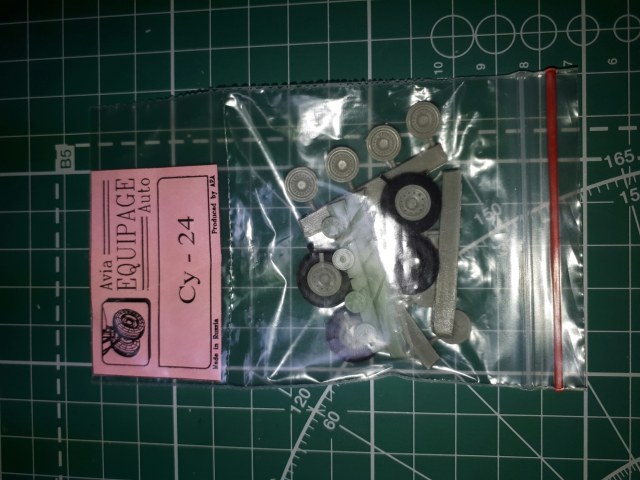 Набор колес для СУ-24 в 72 масштабе