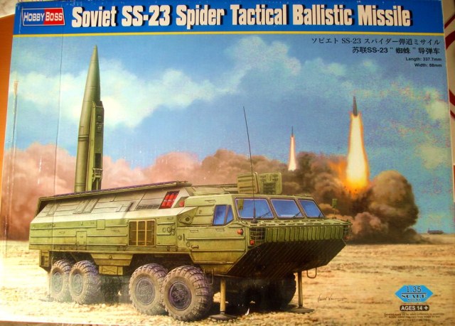 Soviet SS-23 Spider Tactical Ballistic Missile