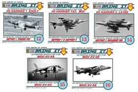 1/48. HS Harrier серия наборов колес. 3D "Bring It!"