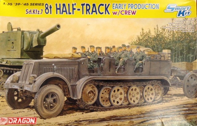 Sd.Kfz. 7 8t Half-Track Early Production w/Crew