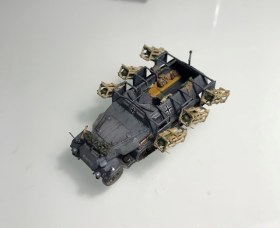 SdKfz251 mit wurfrahmen 40 - вторая жизнь старенькой модели