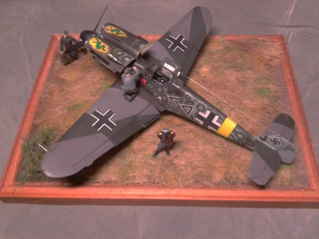 BF 109F2 Ганса Фон Хана. работа над ошибками