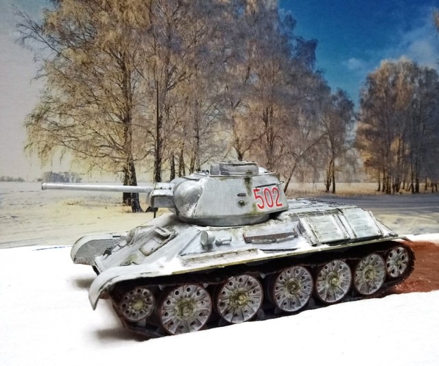 Т-34-76 зимой
