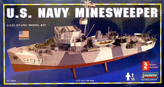 Морской минный тральщик от Американской фирмы Линдберг