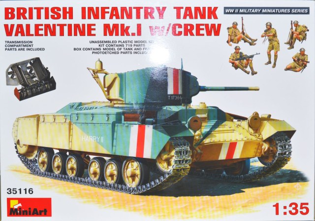 British infantry tank MkIII. Valentine Mk.I