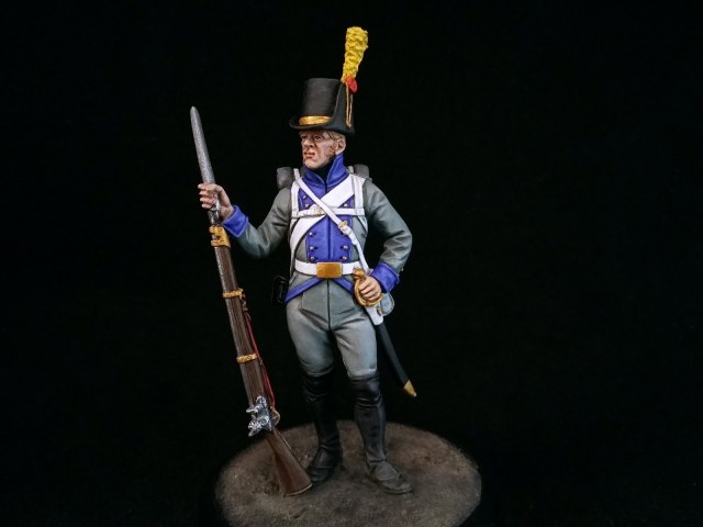 Рядовой Нюландского пехотного полка (Nylands). Швеция, 1807-09 года