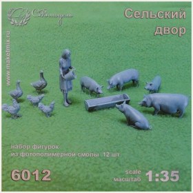 Сельский двор.