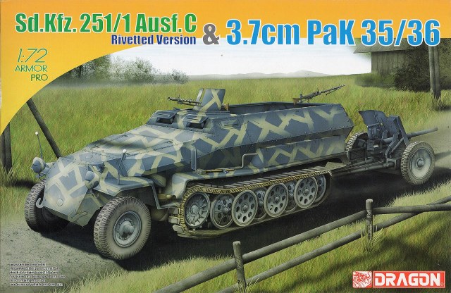 Sd. Kfz. 251/1 Ausf. C Rivetted Version & 3.7cm PaK 35/36