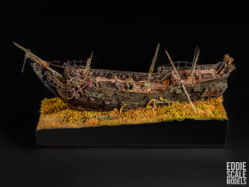 Diorama ship Black Pearl