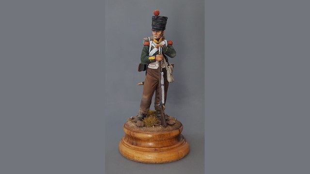 Карабинер Ирландского (3-го иностранного) полка. Франция, 1811-13 гг.