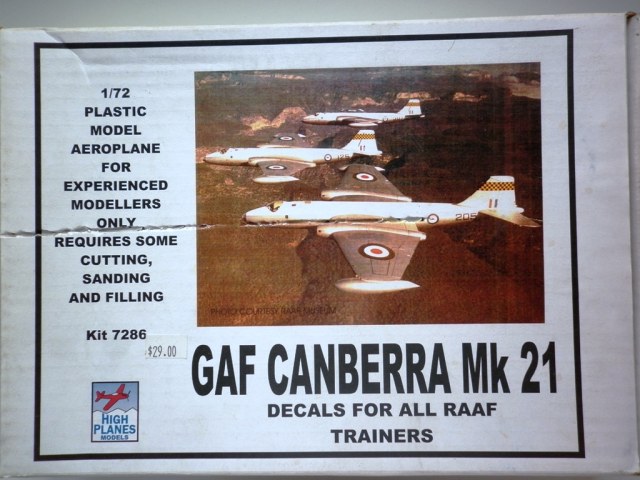 GAF Canberra Mk21 RAAF