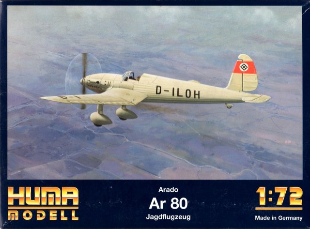 Arado Ar 80, 1/72, HUMA modell
