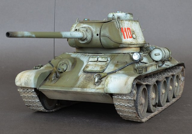 Т-34/85 спушкой Д-5Т