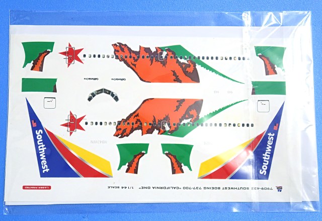 Декаль Boeing-737-700 SouthWest "CaliforniaOne" N943WN