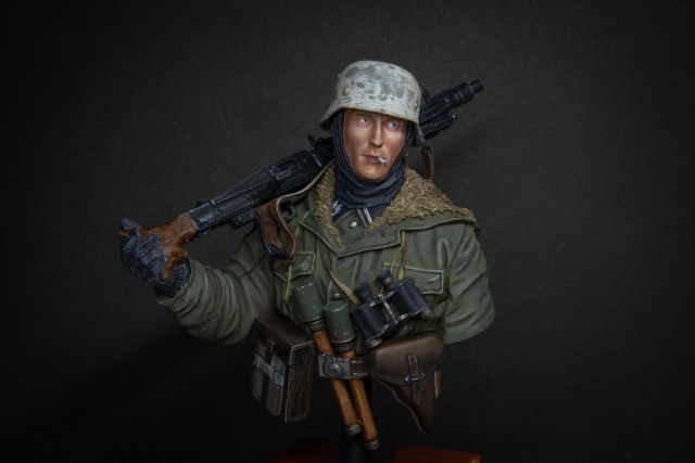 Пулеметчик MG42, дивизия Totenkopf, Харьков 1943.