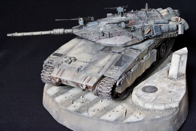 Merkava Mk.2 на улицах Бейрута