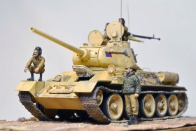 Египетский Tанк тип 34/85. С Интерьером