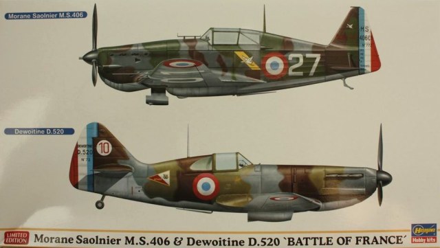 Morane Saolnier M.S.406 & Dewoitine D.520 Battle of France.