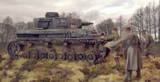 Трофейный Pz-IV Ausf.F1