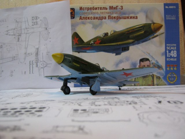 МиГ-3 "Белая Пятёрка" Александра Покрышкина 1/48