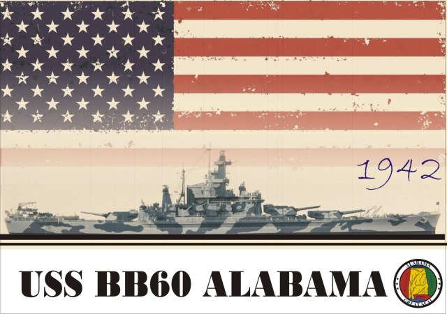 Trumpeter 1/350 USS Alabama(BB-60)"Счастливая А"