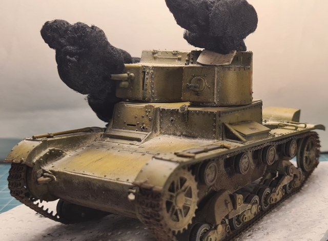 Двухбашенный Т-26,пушечно-пулемётный вариант