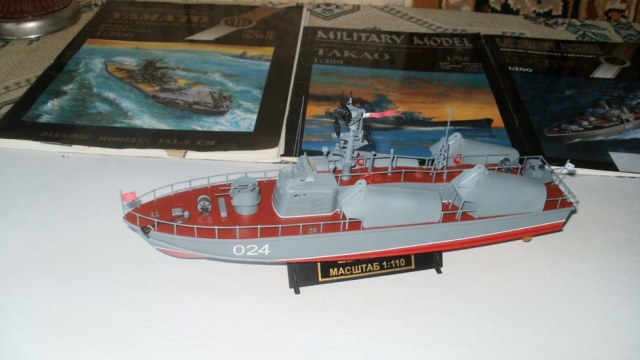 Ракетный катер проект 205Э,М1:120.