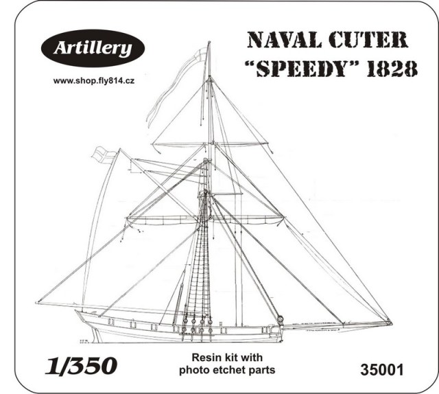Куттер Speedy, 1828, 1/350
