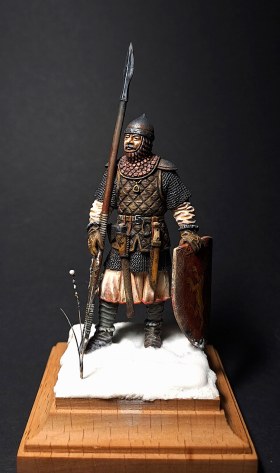Русский пеший воин, 14-15 вв.