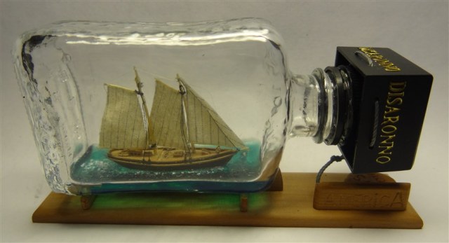 Шхуна "АМЕРИКА" в бутылке