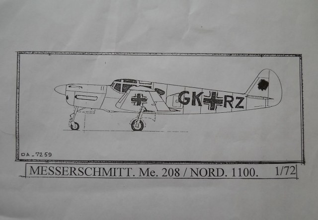 Messerschmitt Me. 208/Nord 1100