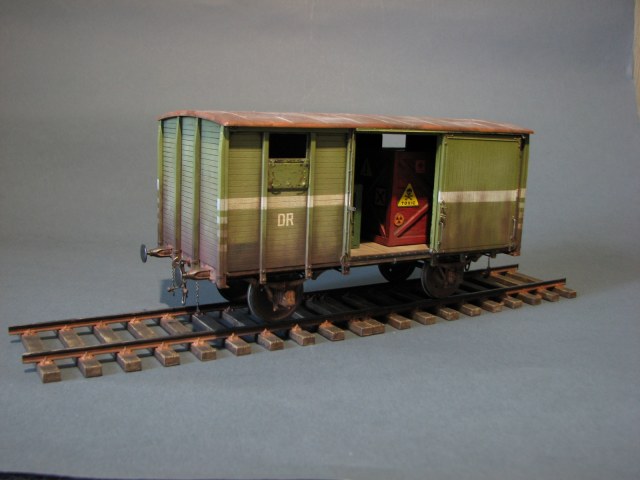 Железнодорожный Крытый Вагон 18т. Тип “НТВ”