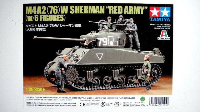 M4A2 (76)W SHERMAN "RED ARMY"