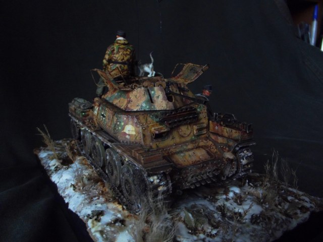 Развед. дозор.  Дивизия "Гроссдойчланд", Восточная Пруссия, 1944.