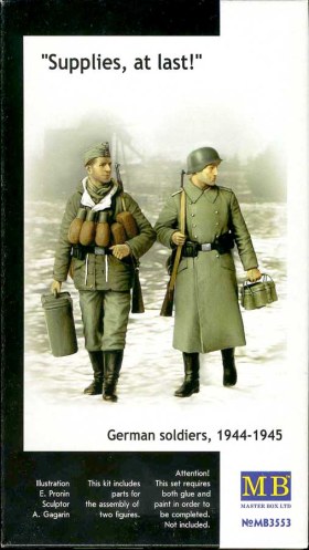 "Supplies, at last!" German soldiers,1944-1945, Master Box 3553