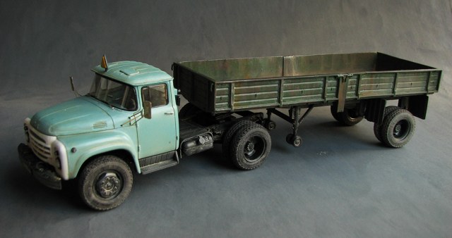 Зил-130В1 с полуприцепом ОдАЗ-885