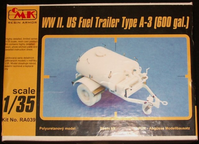 WW 2 US Fuel Trailer Type A-3 (600 gal.)