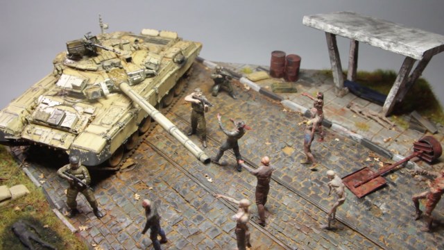 Т-90 против зомби
