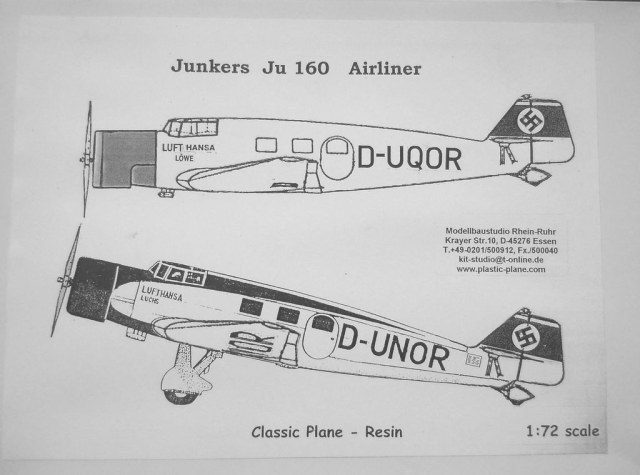 Junkers Ju160 Airliner