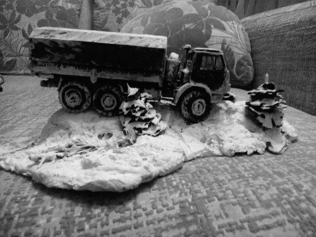 Камаз на привале